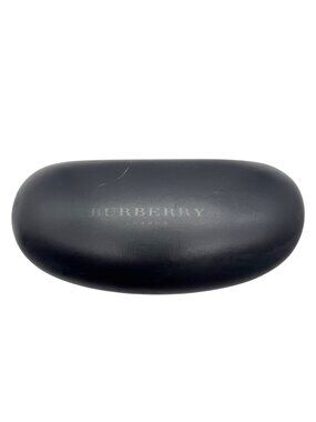 Burberry London Black Hard Clamshell Eyeglass Case Hinged Closure (See Photos)